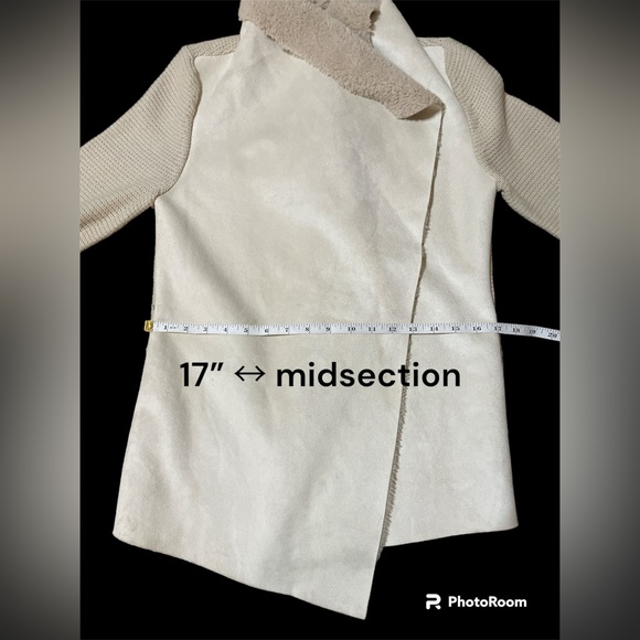 cut25 by Yigal Azrouel Shawl Cardigan.        Faux Fur - Picture 7 of 10